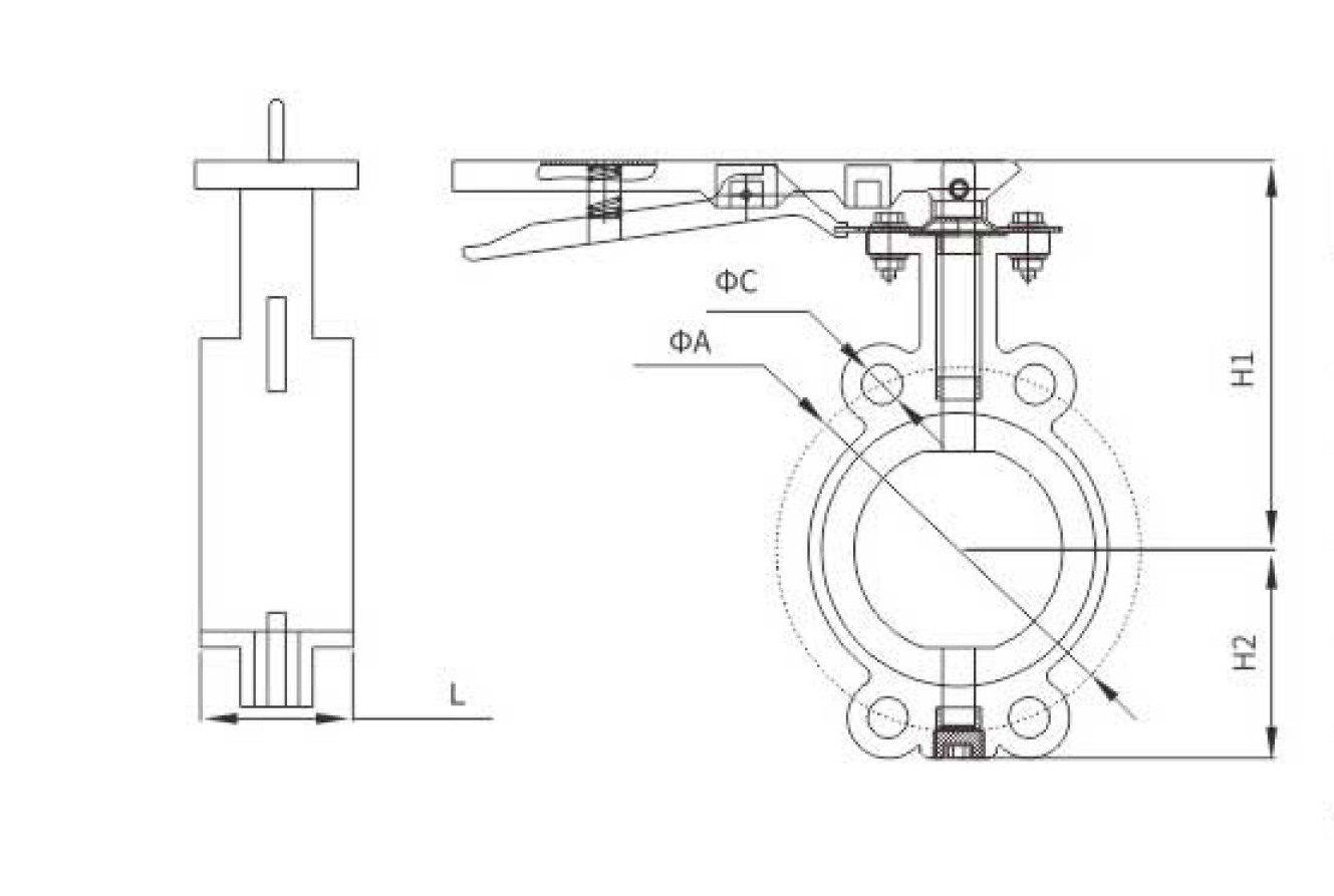 消防對夾(jia)蝶閥(圖1)