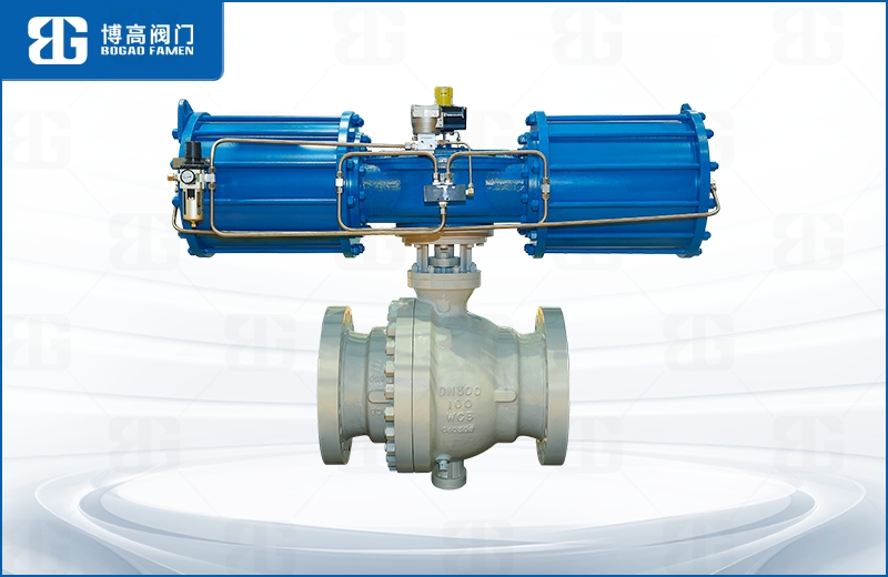 氣動(dong)鑄鋼固定式(shì)球閥