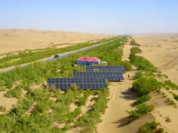 塔裏木(mu)油田綠色“光”景無(wú)限好